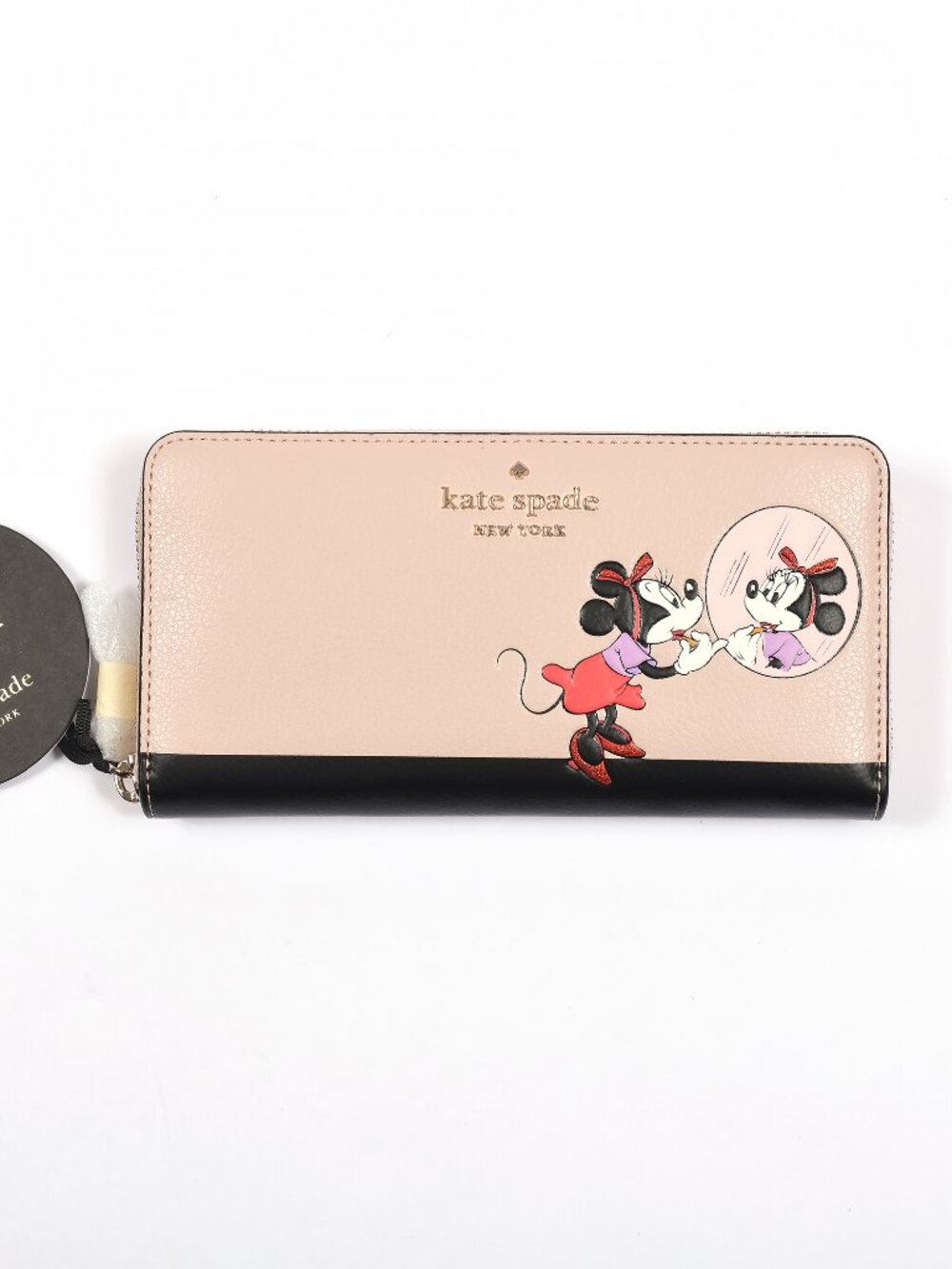 Kate Spade Disney Minnie Mouse Large Continental Leather Wallet WLR00284 NWT